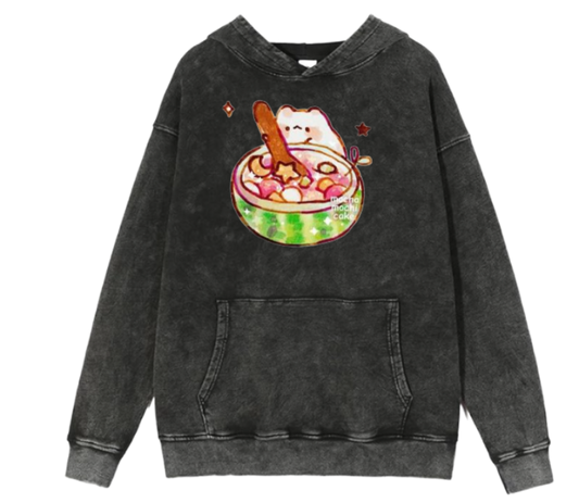 bunny Oversize Hoodie Washed 71