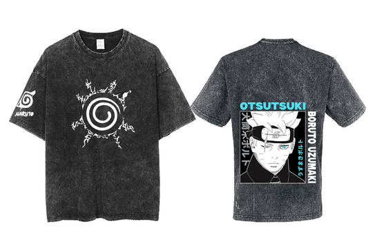 Naruto Shippuden t- shirt One Size Washed Back 71
