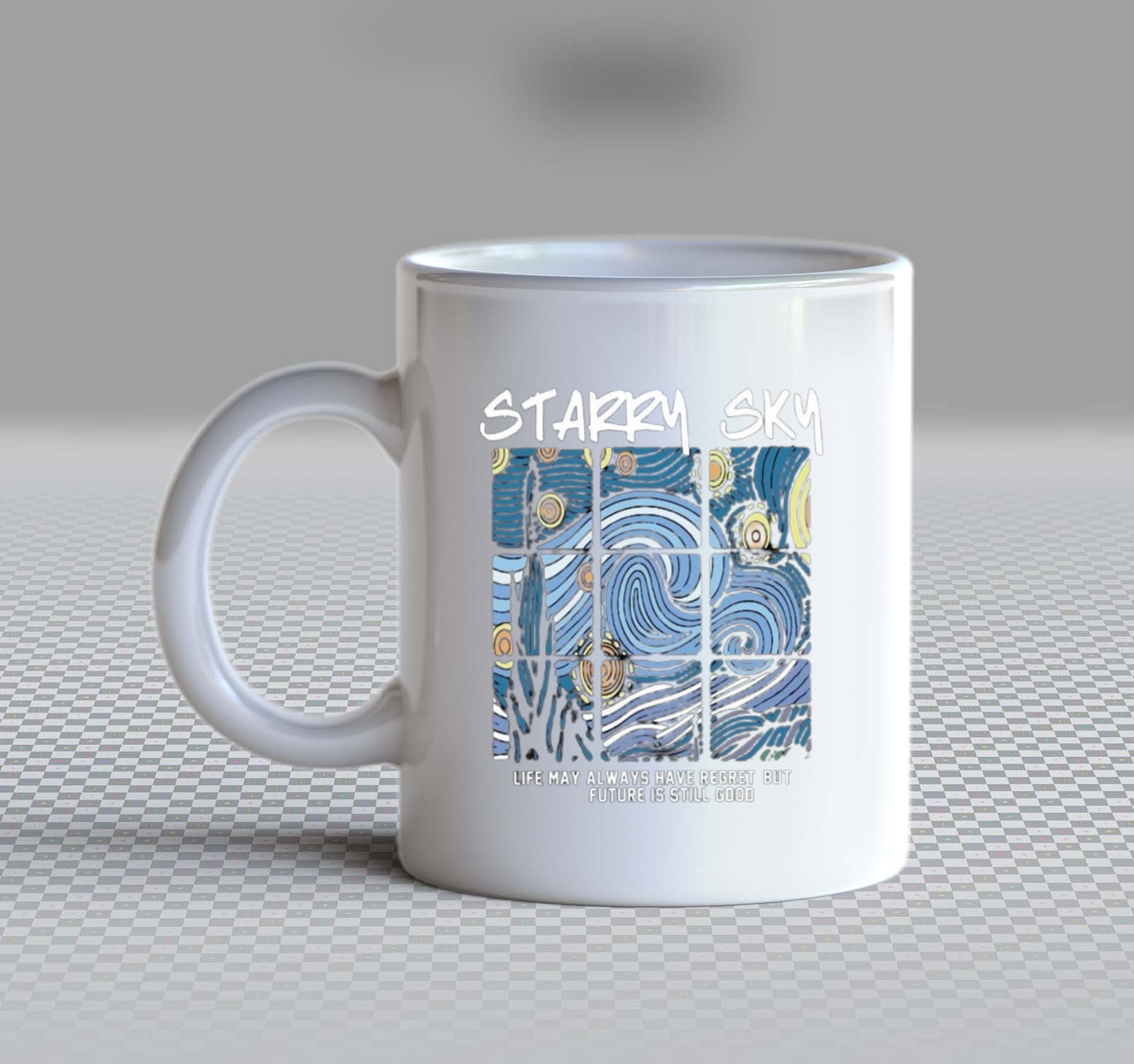 STARRY SKY Back text Mug 71
