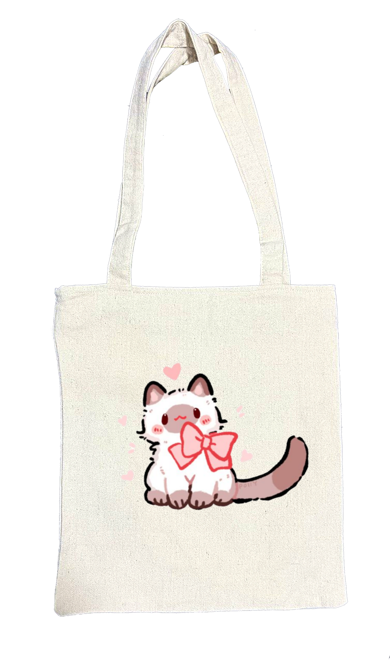 cat tote bag White 71