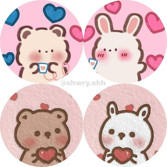 Friends matching brooch badge For bag clothes brooch badge 71
