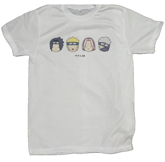 Naruto Shippuden t- shirt fat White 71