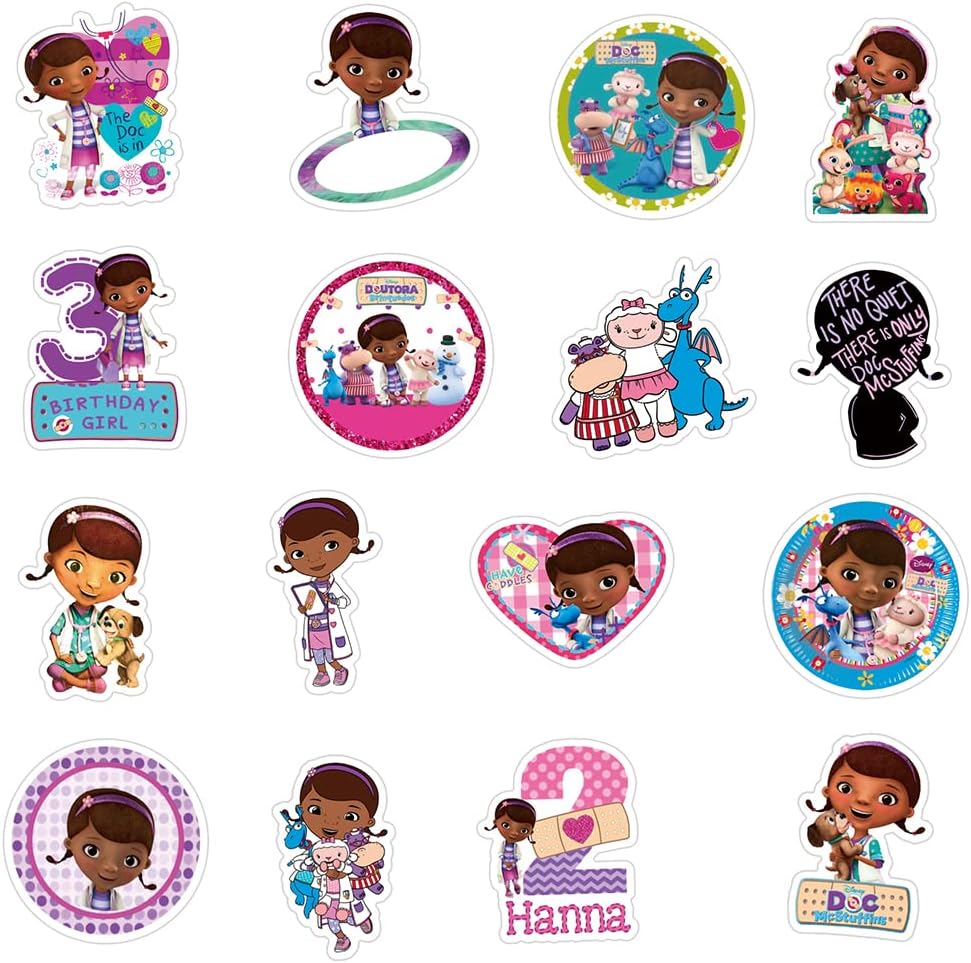 50Pcs Cute Cartoon Stickers Pack | Vinyl Waterproof Stickers for Water Bottle,Skateboard,Laptop,Phone,Car Decals Gift for Kids Teens Girls Adults for Party Favors Supplies…