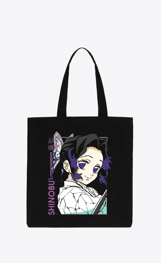 Anime Demon slayer nezuko tanjiro tote bag Black 72