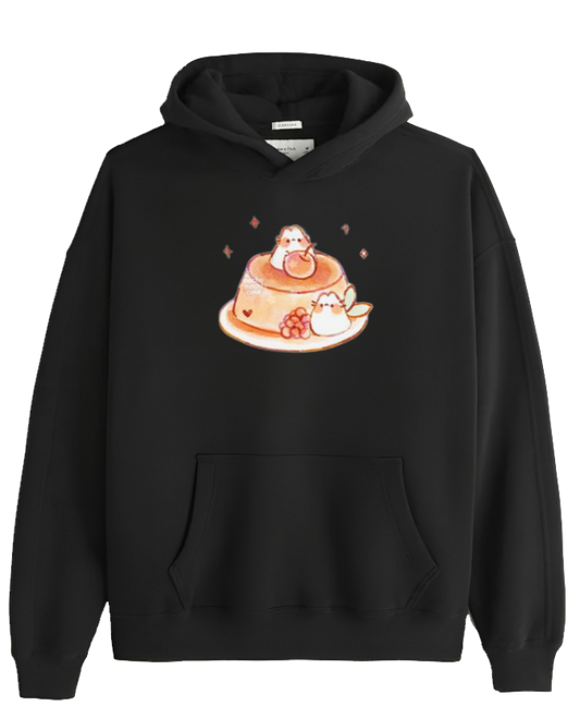 bunny Oversize Hoodie Black 72