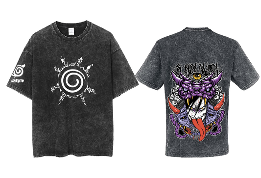 Naruto Shippuden t- shirt One Size Washed Back 72