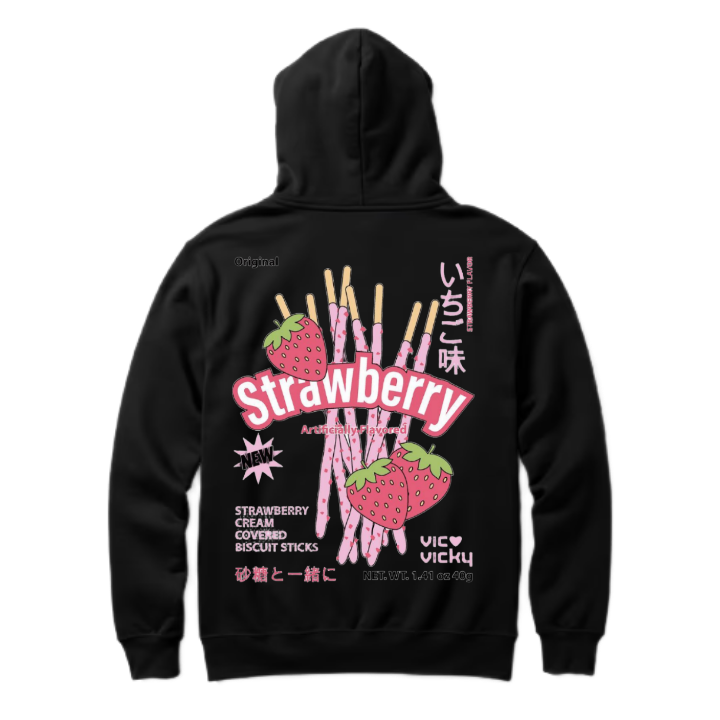 Strary One Size hoodie Black Back 72
