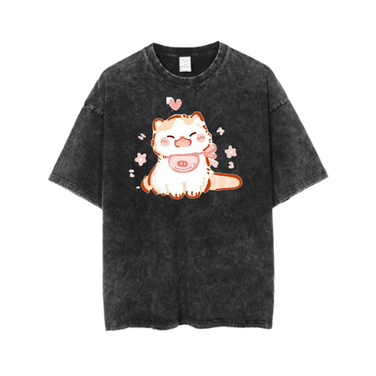 cat One Size t- shirt  Washed 72