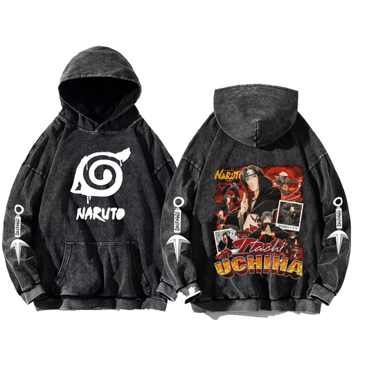 Naruto Shippuden One Size hoodie Washed Back 72