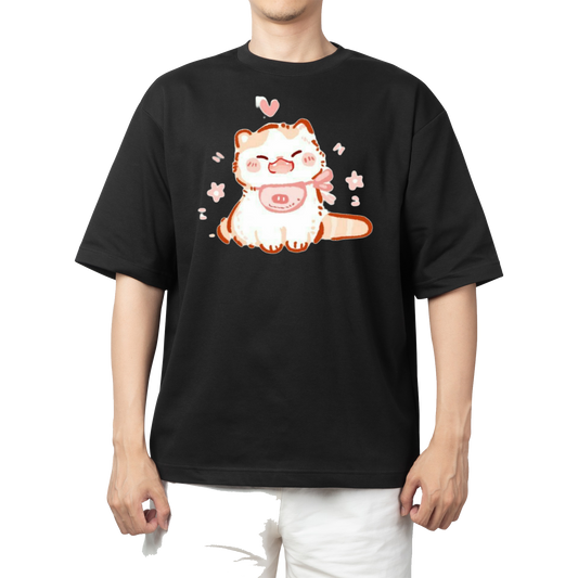 cat One Size t- shirt Black 72
