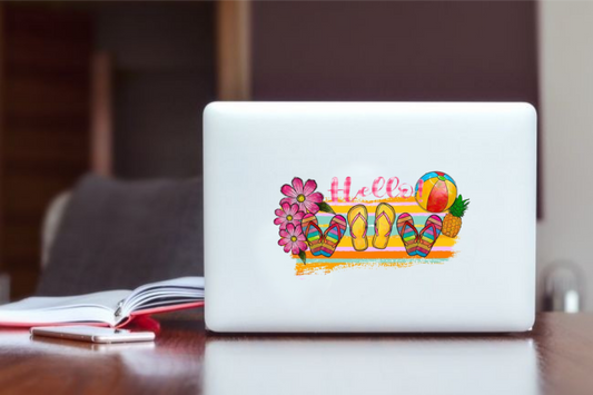 Summer Vibes Laptop Sticker 72