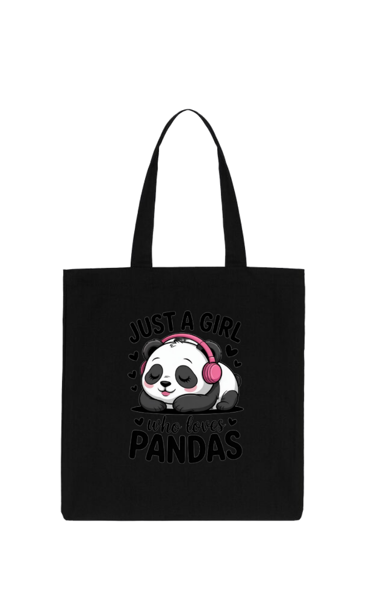 JUST A GIRL tote bag Black 73