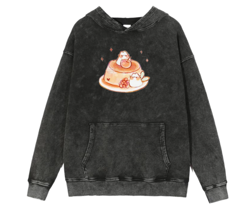 bunny Oversize Hoodie Washed 73