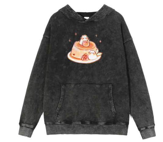 bunny Oversize Hoodie Washed 73