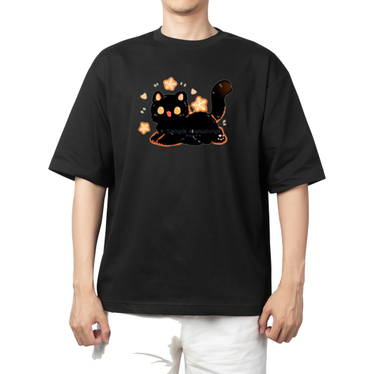 cat One Size t- shirt Black 73
