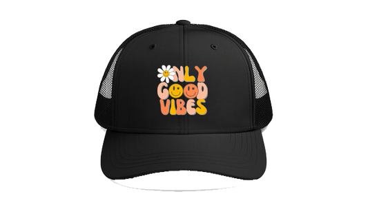 Baseball cap Black ONLY GOOD VIBES 119