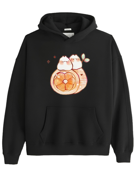 bunny Oversize Hoodie Black 73