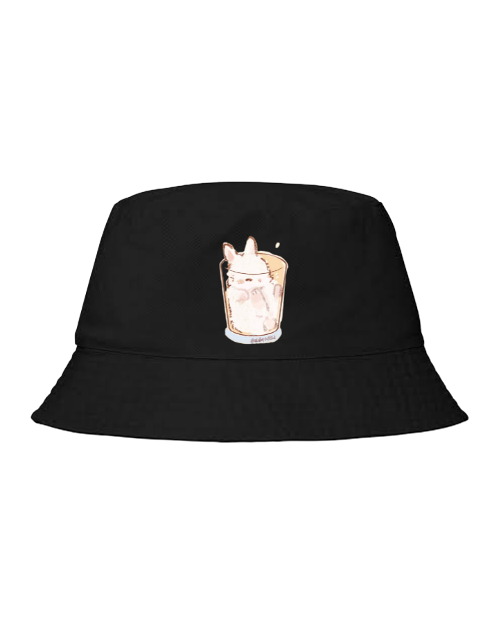bunny Bucket hat Fishman hat cap Black 73