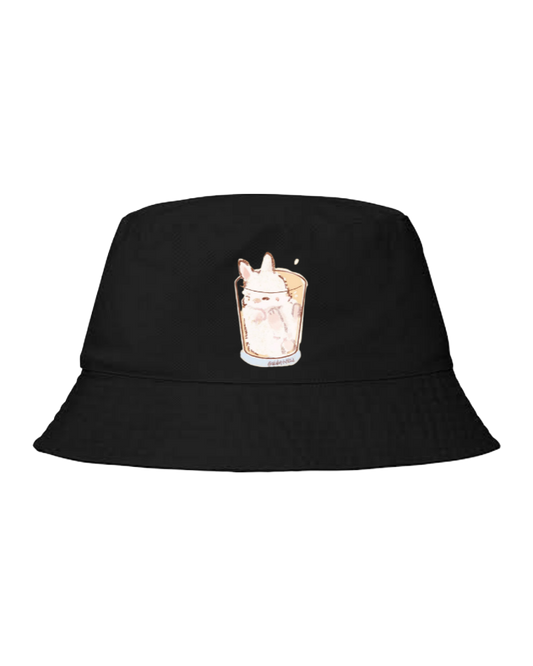 bunny Bucket hat Fishman hat cap Black 73