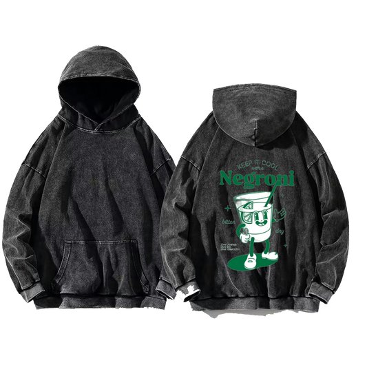 Negroni One Size hoodie Washed Back 60