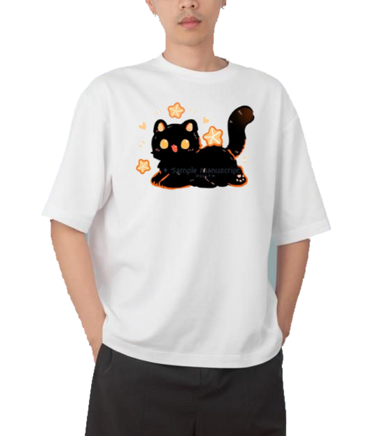 cat One Size t- shirt White 73