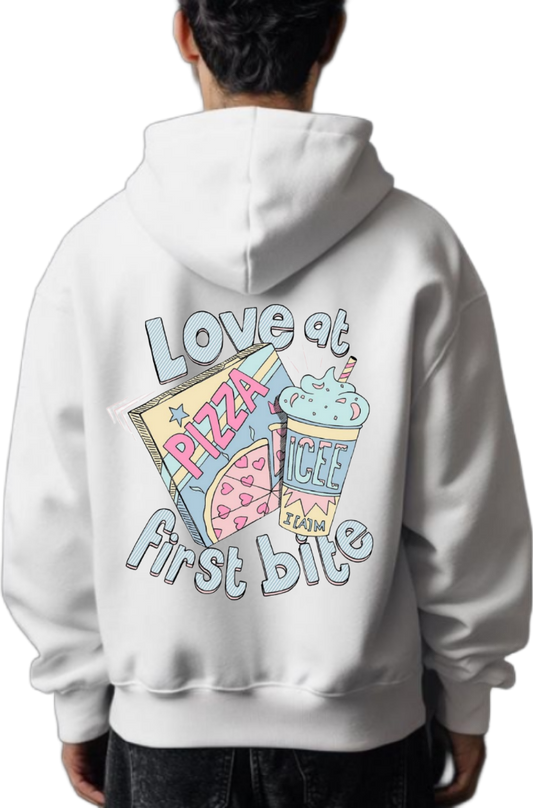 Love at First bite One Size hoodie White Back 73
