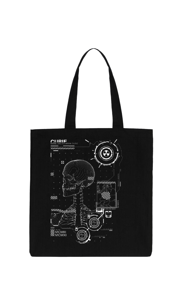 GAME OVER Back text tote bag Black 70