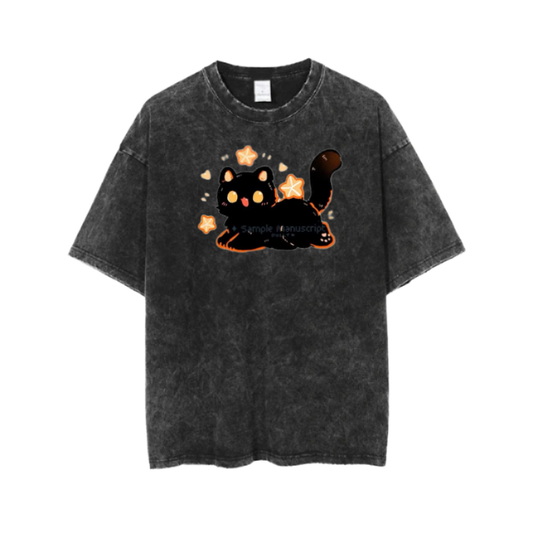 cat One Size t- shirt  Washed 73