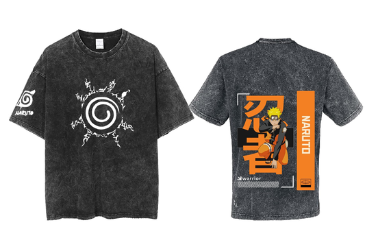 Naruto Shippuden t- shirt One Size Washed Back 73
