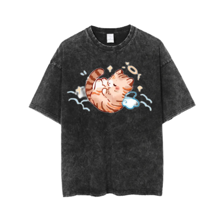 cat One Size t- shirt  Washed 74