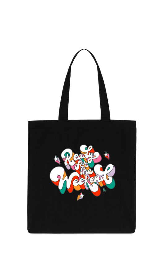 Realy the the tote bag Black 74