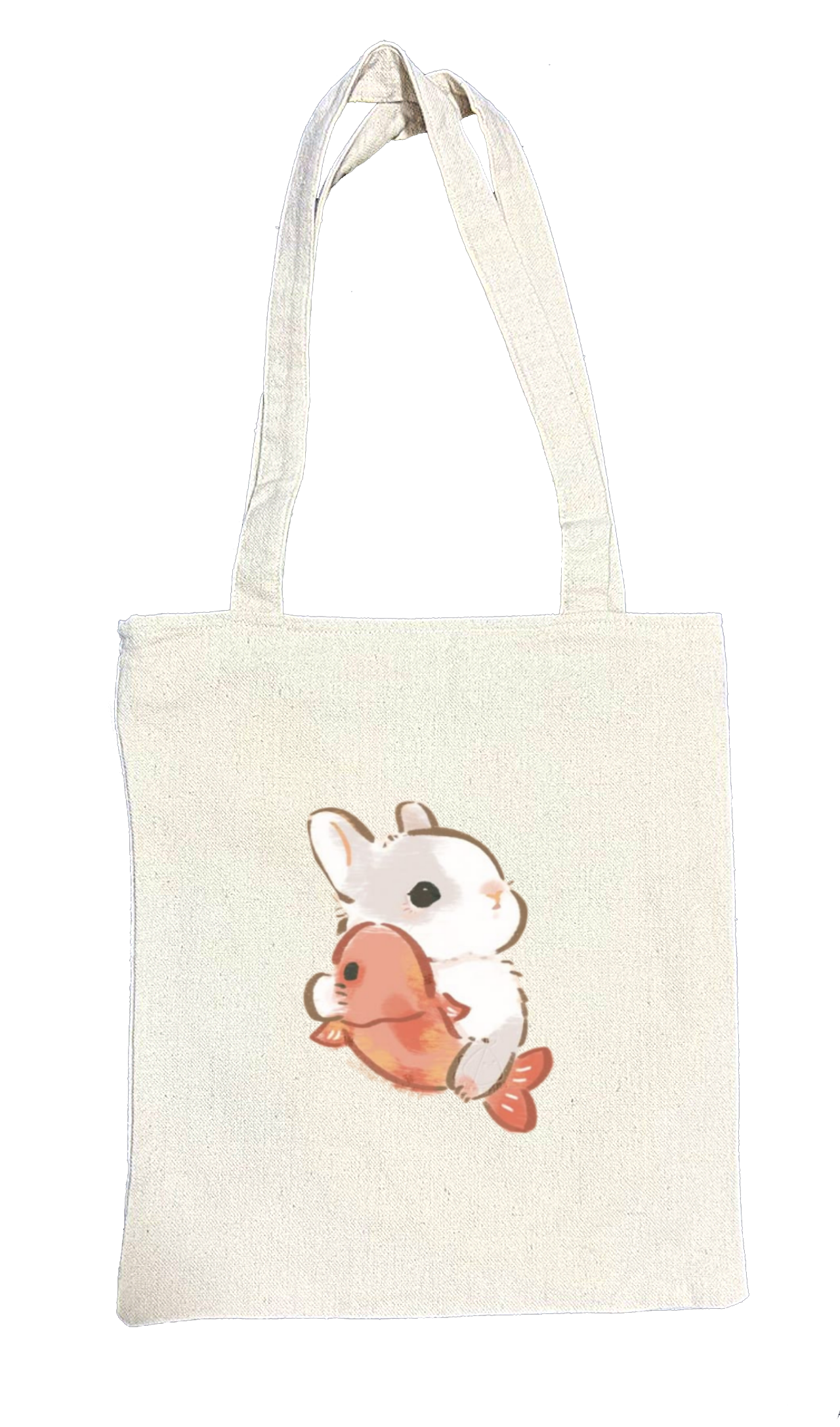 bunny tote bag White 75
