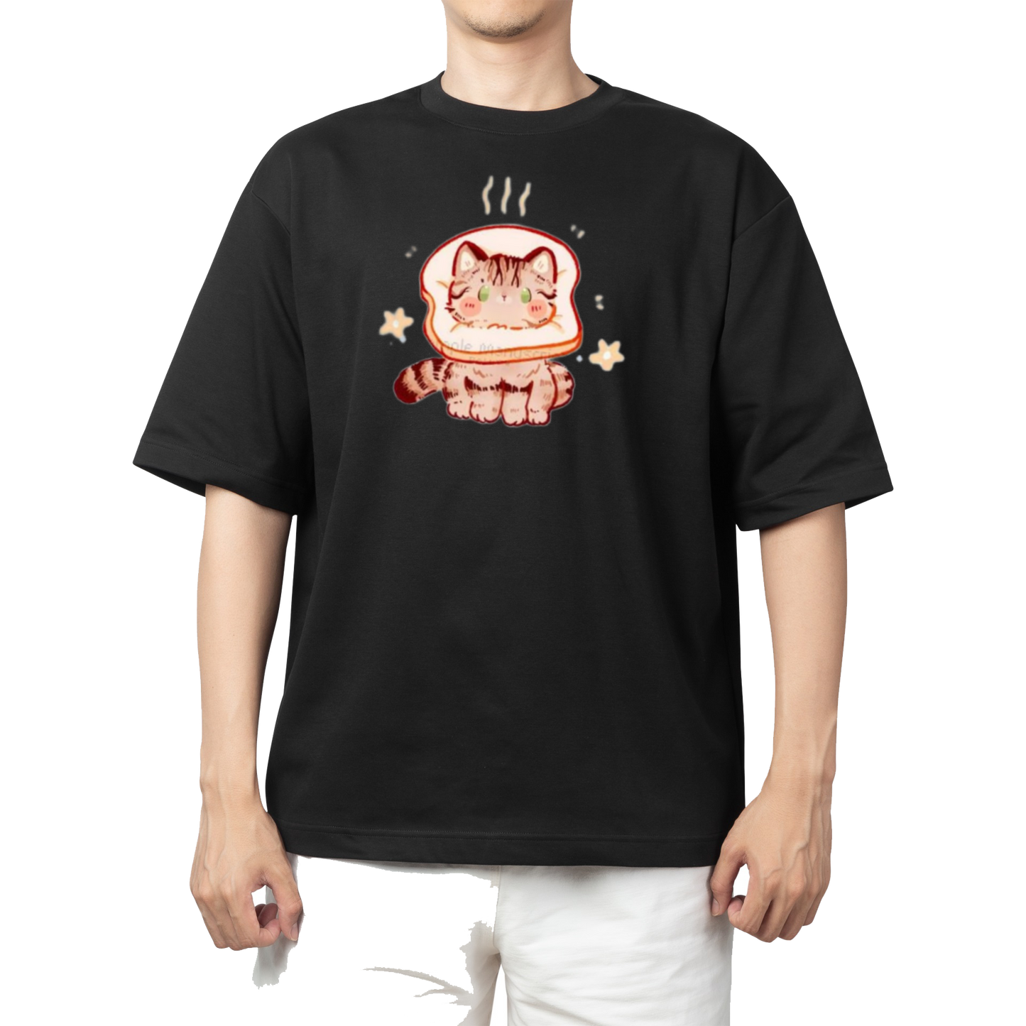 cat One Size t- shirt Black 75