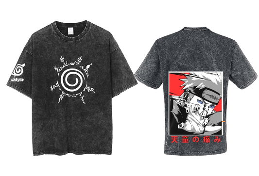 Naruto Shippuden t- shirt One Size Washed Back 75