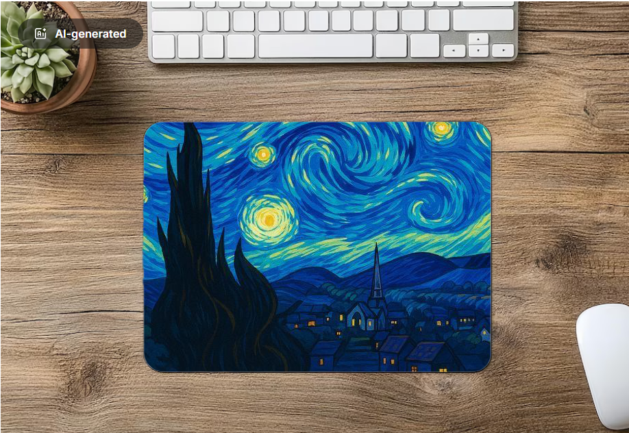 Mouse Pad The Starry Night