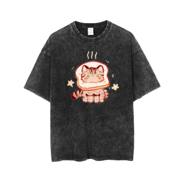cat One Size t- shirt  Washed 75