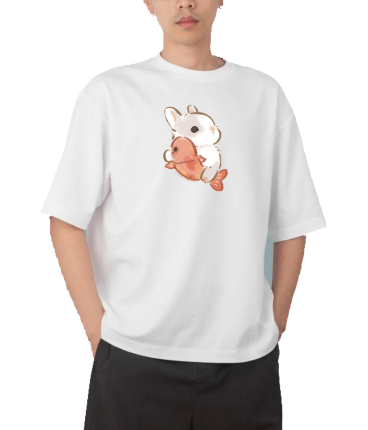 bunny One Size t- shirt White 75