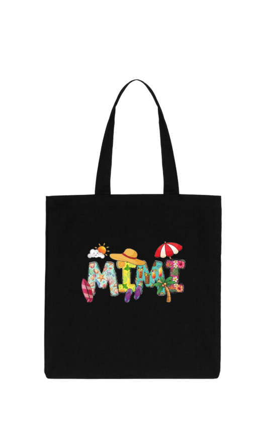 Summer Vibes tote bag Black 75