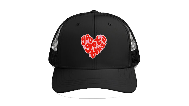 Baseball cap Black you got this 121