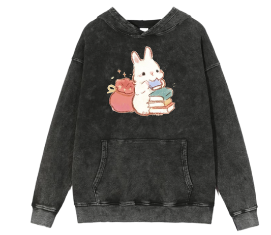 bunny Oversize Hoodie Washed 76