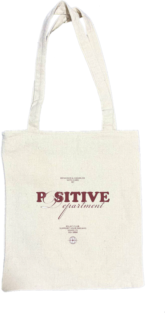 POSITIVE epartment tote bag beige 76