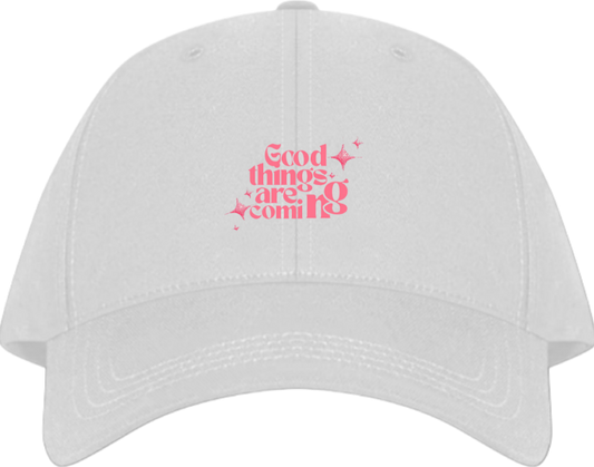 Good things are coming Baseball cap White 72