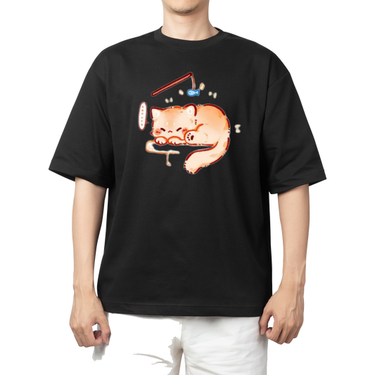 cat One Size t- shirt Black 76