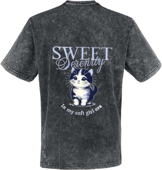 SWEET Derenity t- shirt One Size Washed Back 76