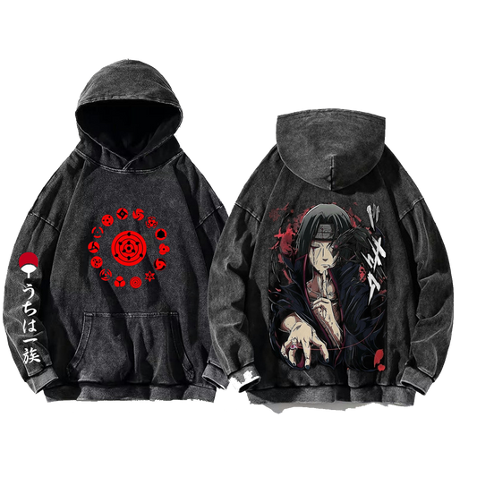 Naruto Shippuden One Size hoodie Washed Back 76