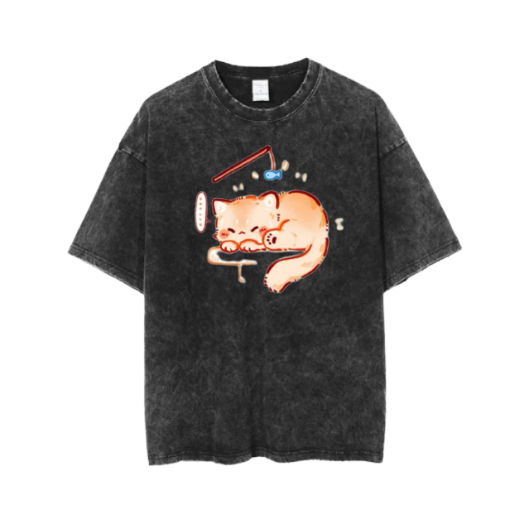 cat One Size t- shirt  Washed 76