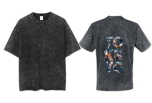 Tokyo Back text One Size t- shirt Washed Back 54
