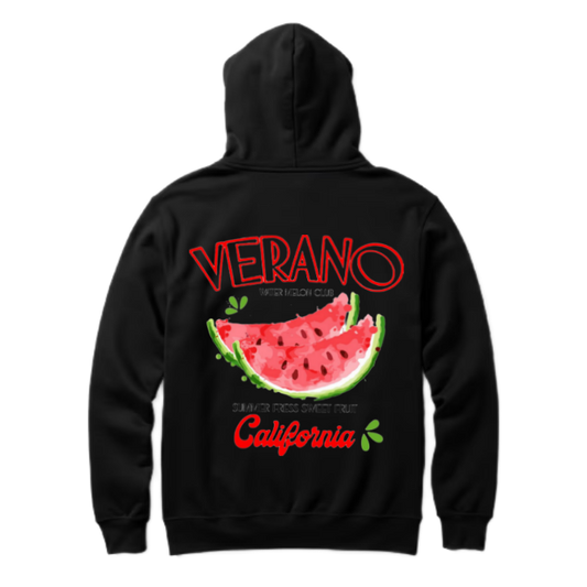 VERANO One Size hoodie Black Back 77