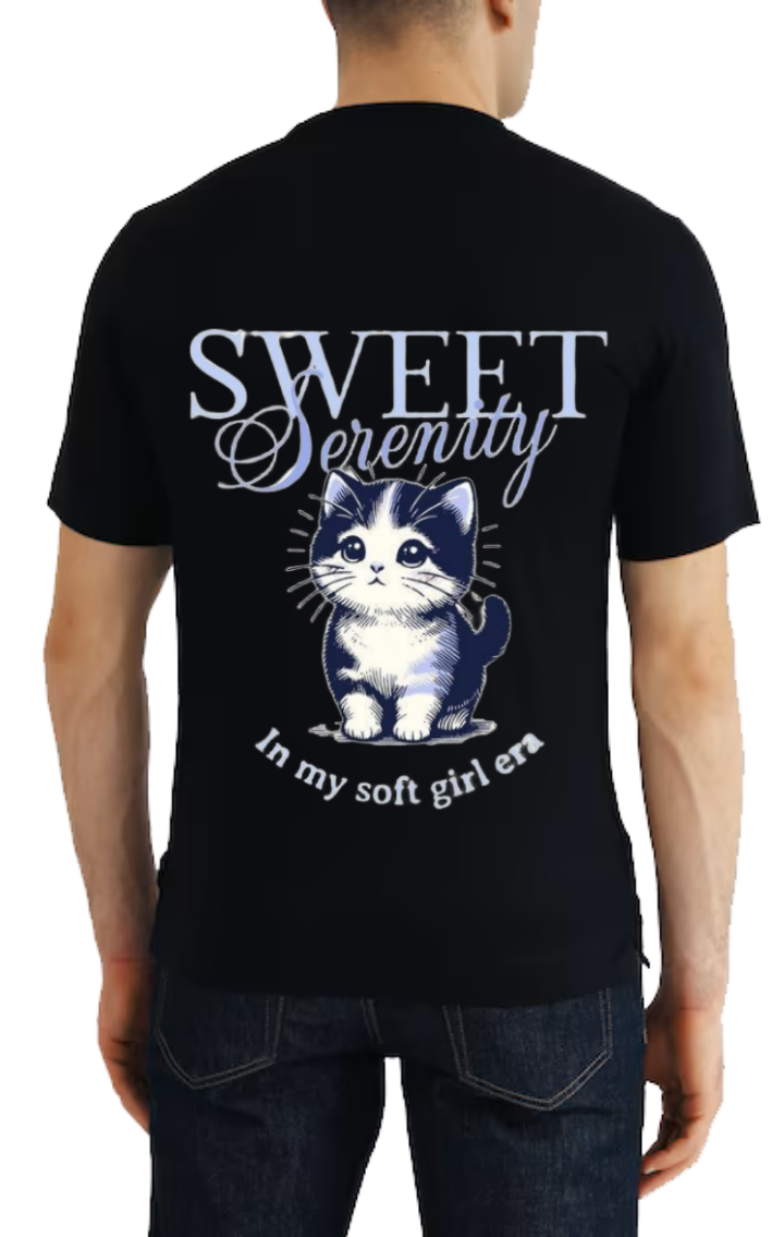 SWEET Derentty t- shirt One Size Black back 77