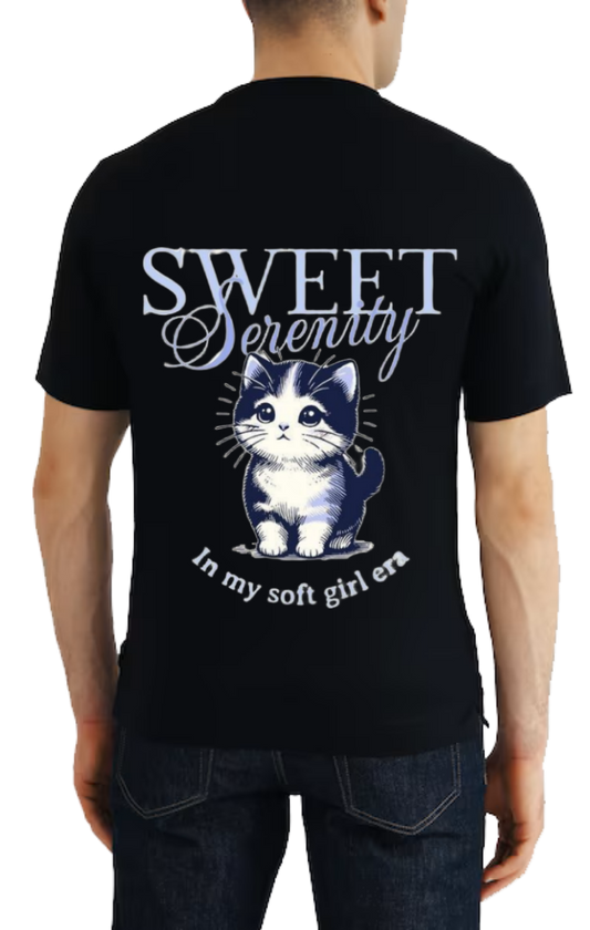 SWEET Derentty t- shirt One Size Black back 77